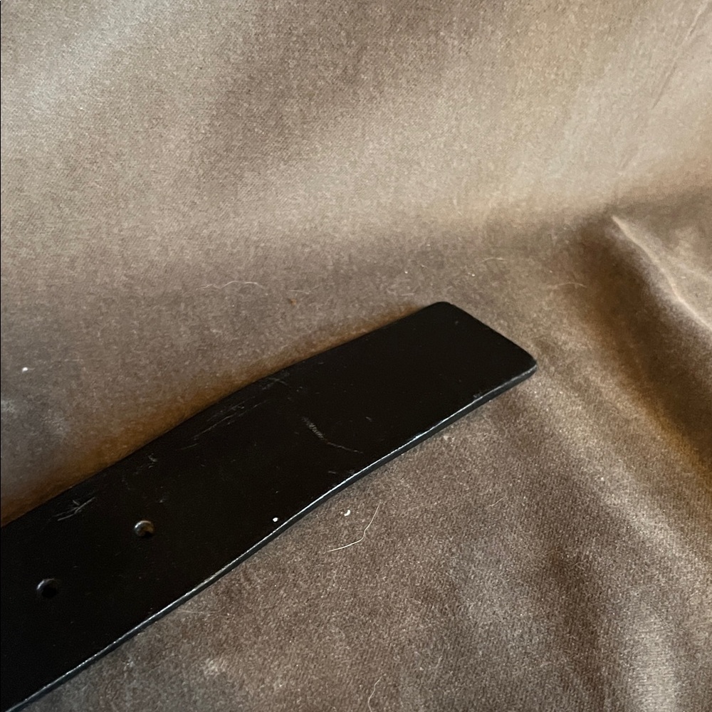 Gucci Black Belt with Black/ copper GG Buckle - Picture 3 of 4